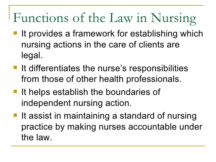 ethical and legal issues in nursing practice nursing legal terms